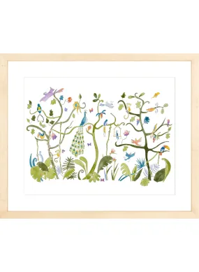 Art Print - Tropical Chinoiserie - Framed