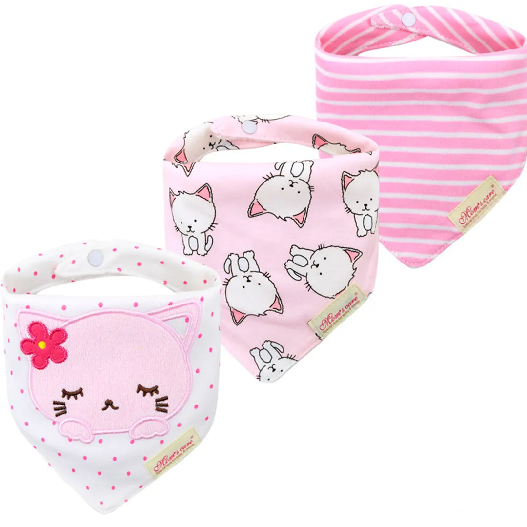 Baby bibs cotton with snap
