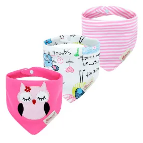 Baby bibs cotton with snap