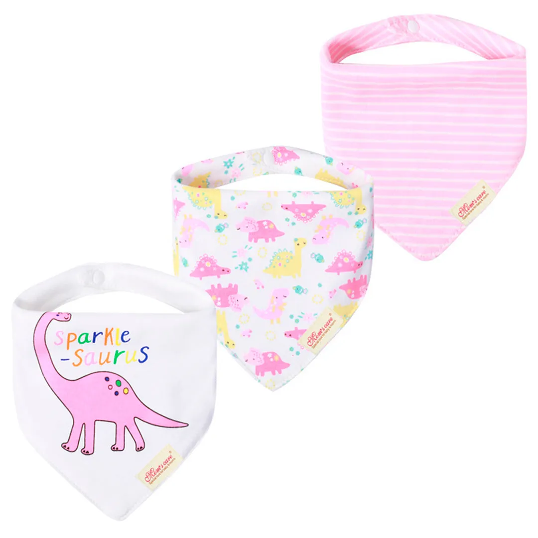 Baby bibs cotton with snap