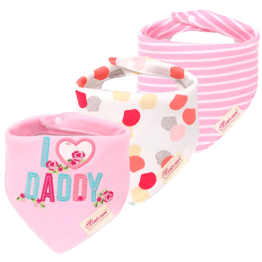 Baby bibs cotton with snap