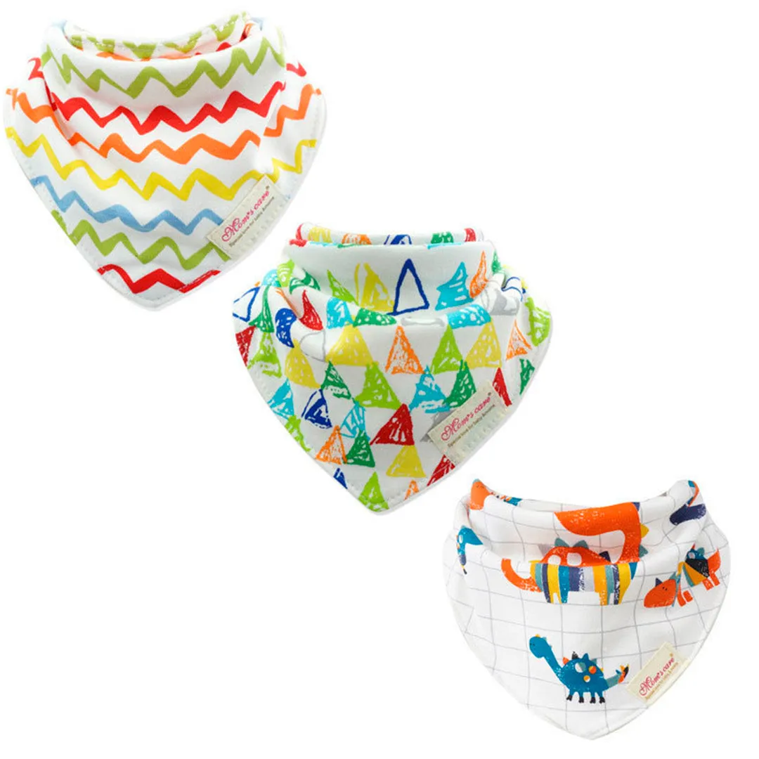 Baby bibs cotton with snap
