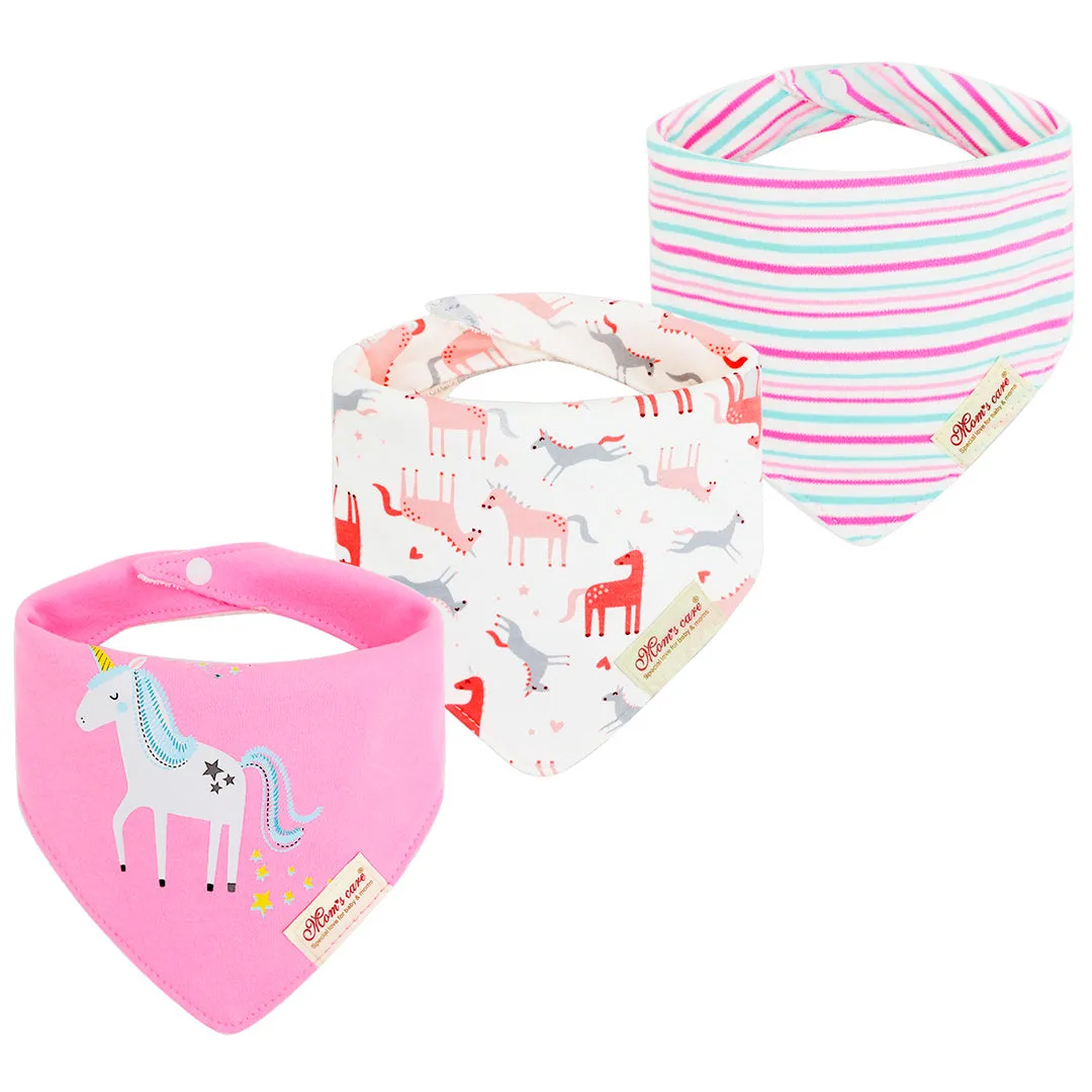 Baby bibs cotton with snap