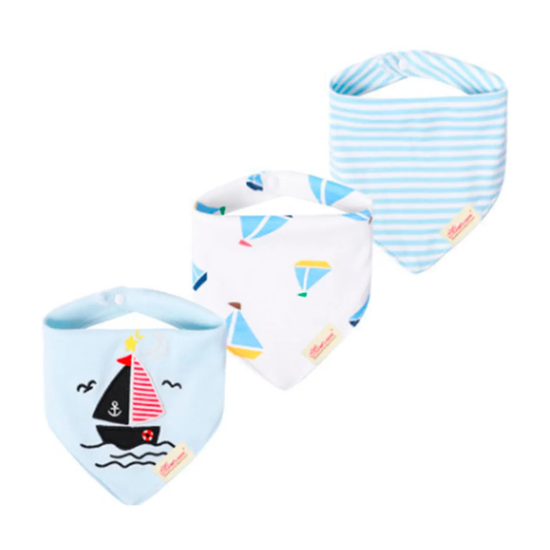 Baby bibs cotton with snap