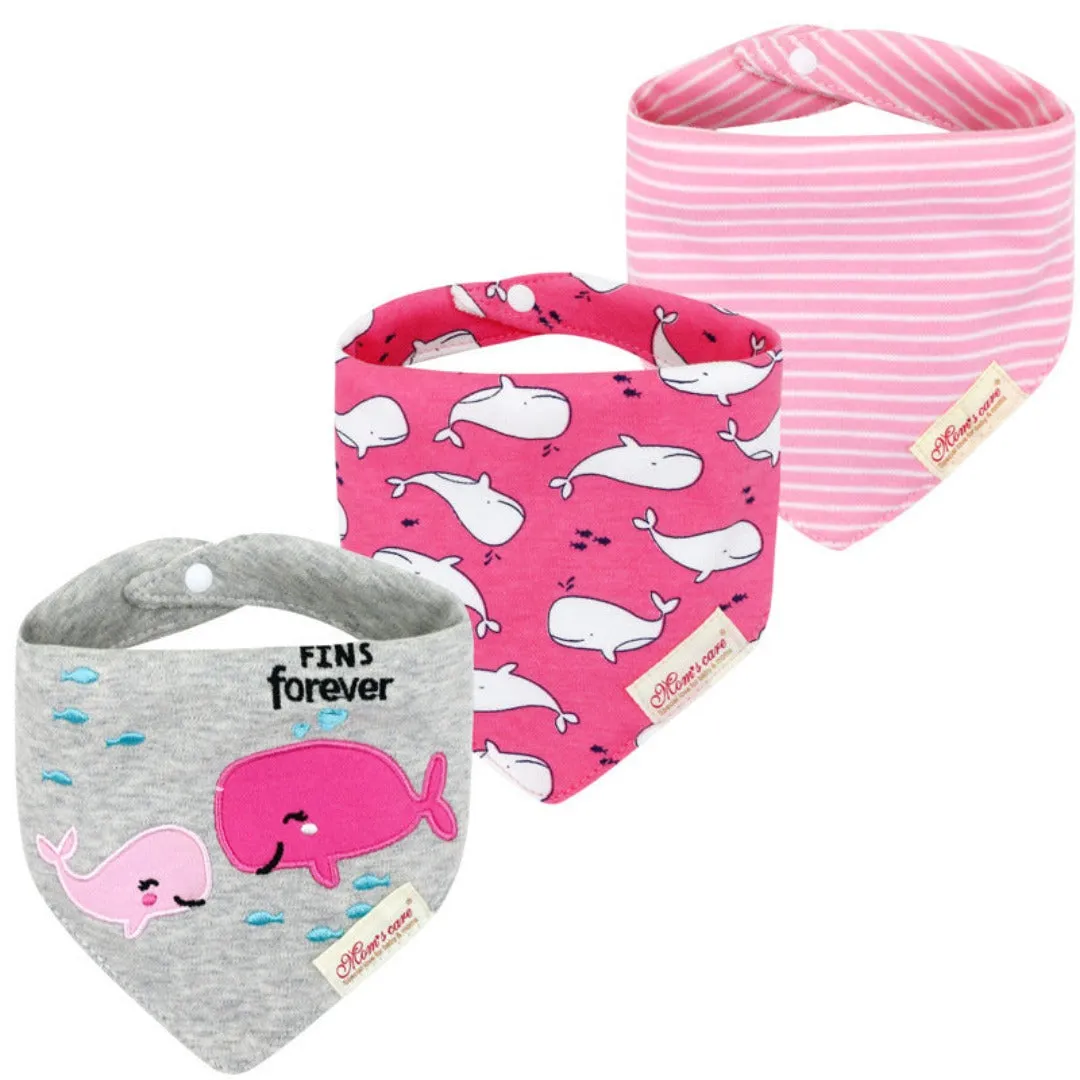 Baby bibs cotton with snap