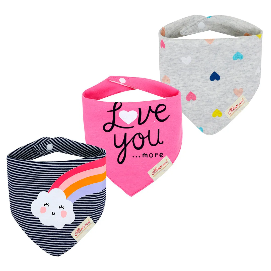 Baby bibs cotton with snap