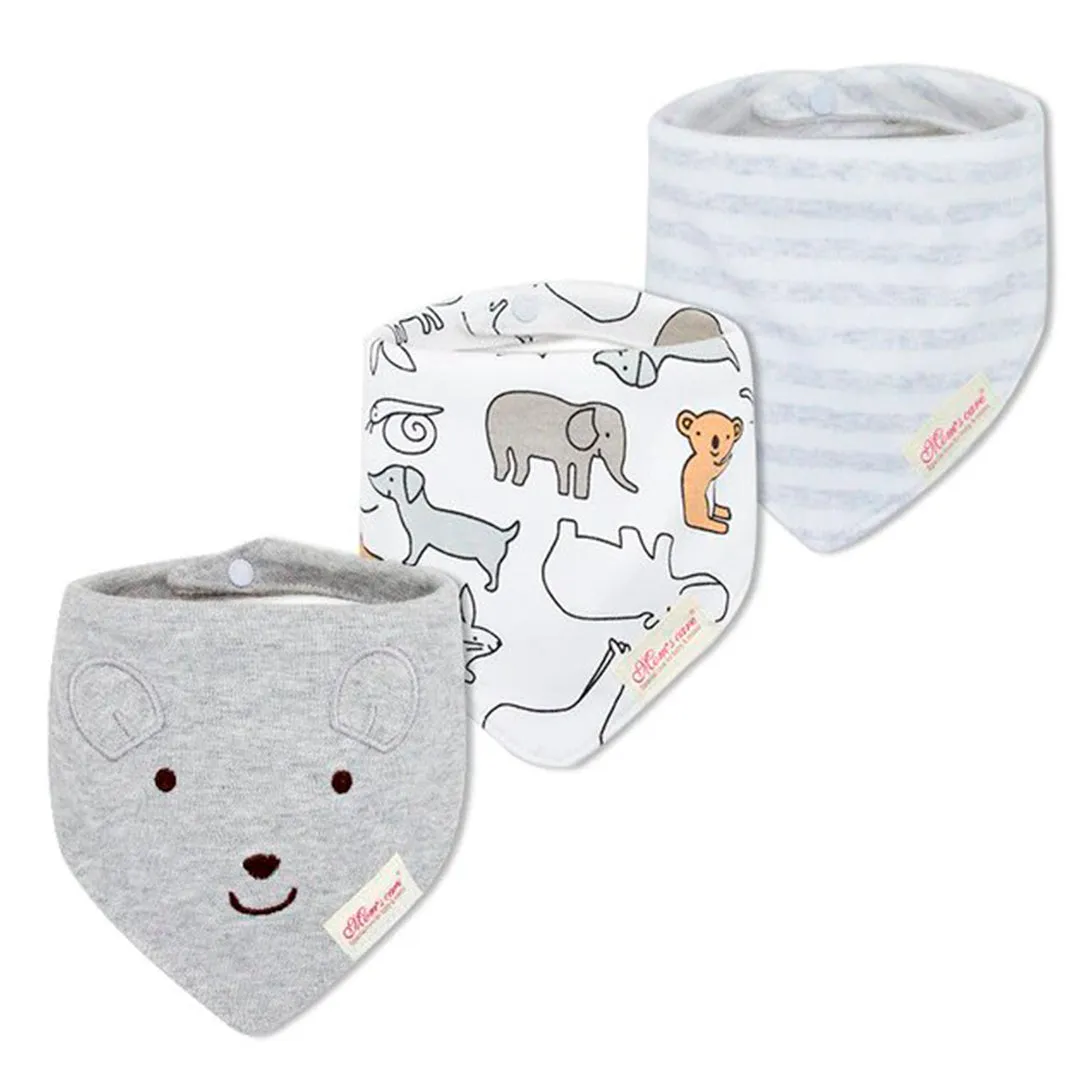 Baby bibs cotton with snap