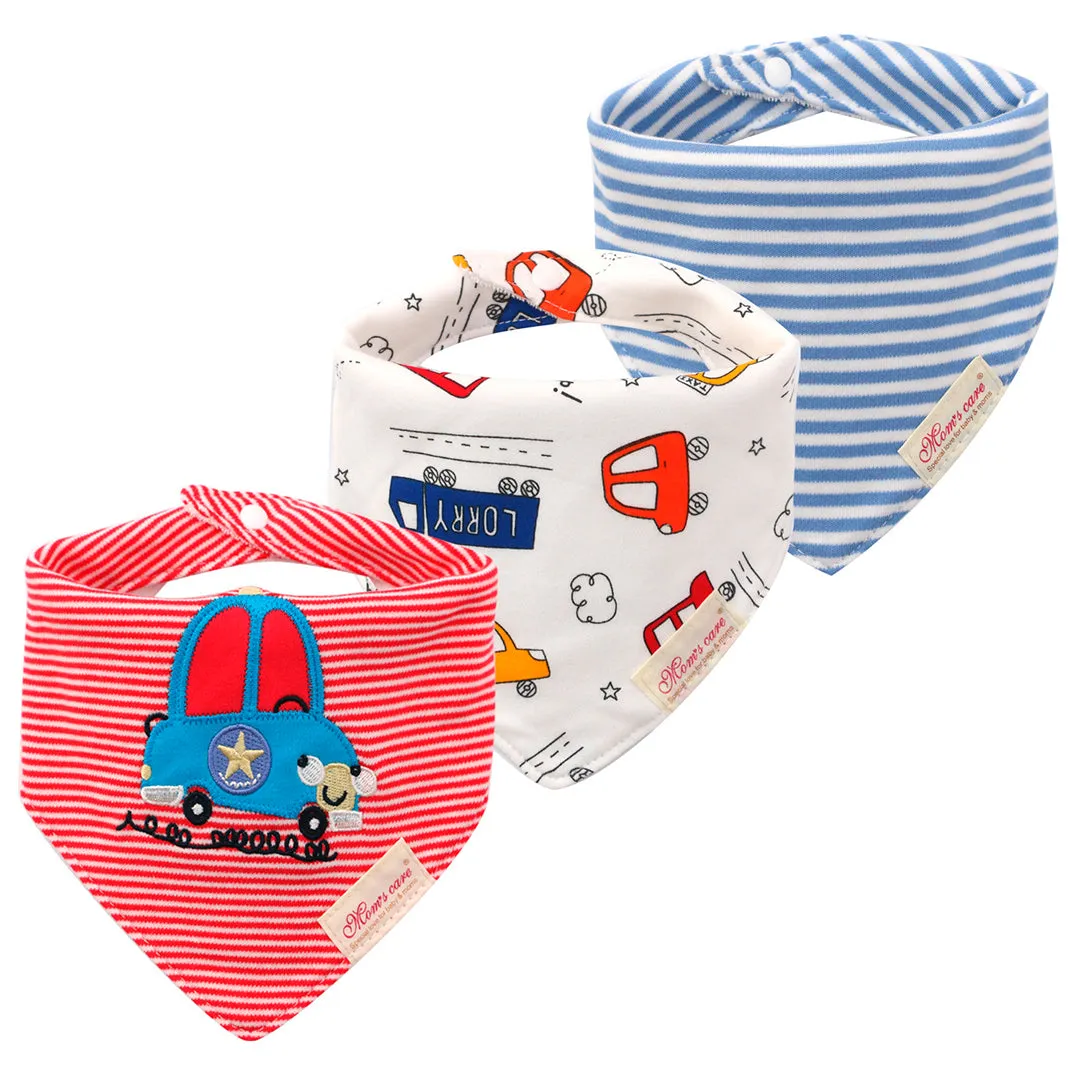 Baby bibs cotton with snap