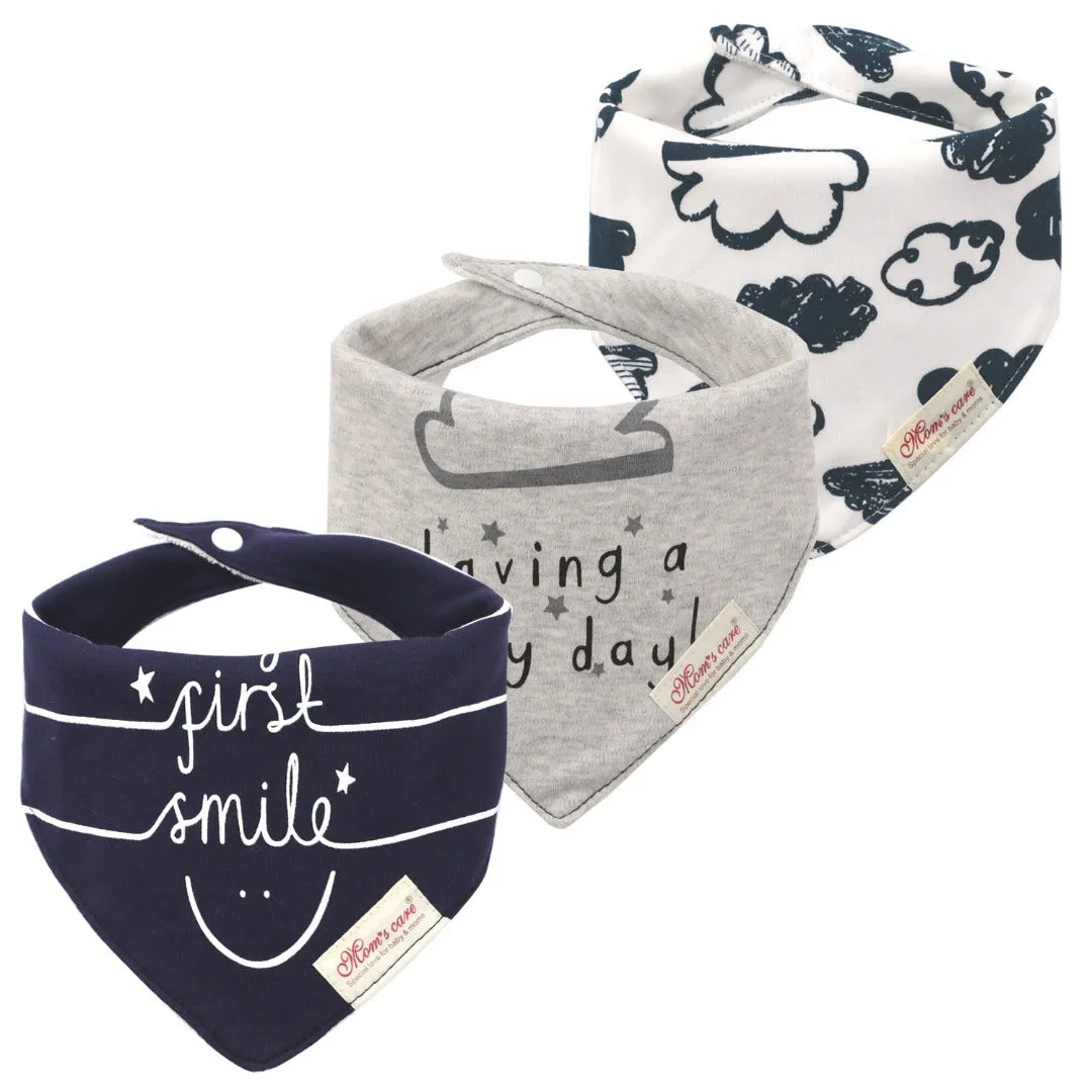 Baby bibs cotton with snap