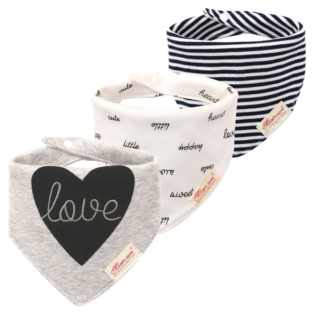 Baby bibs cotton with snap