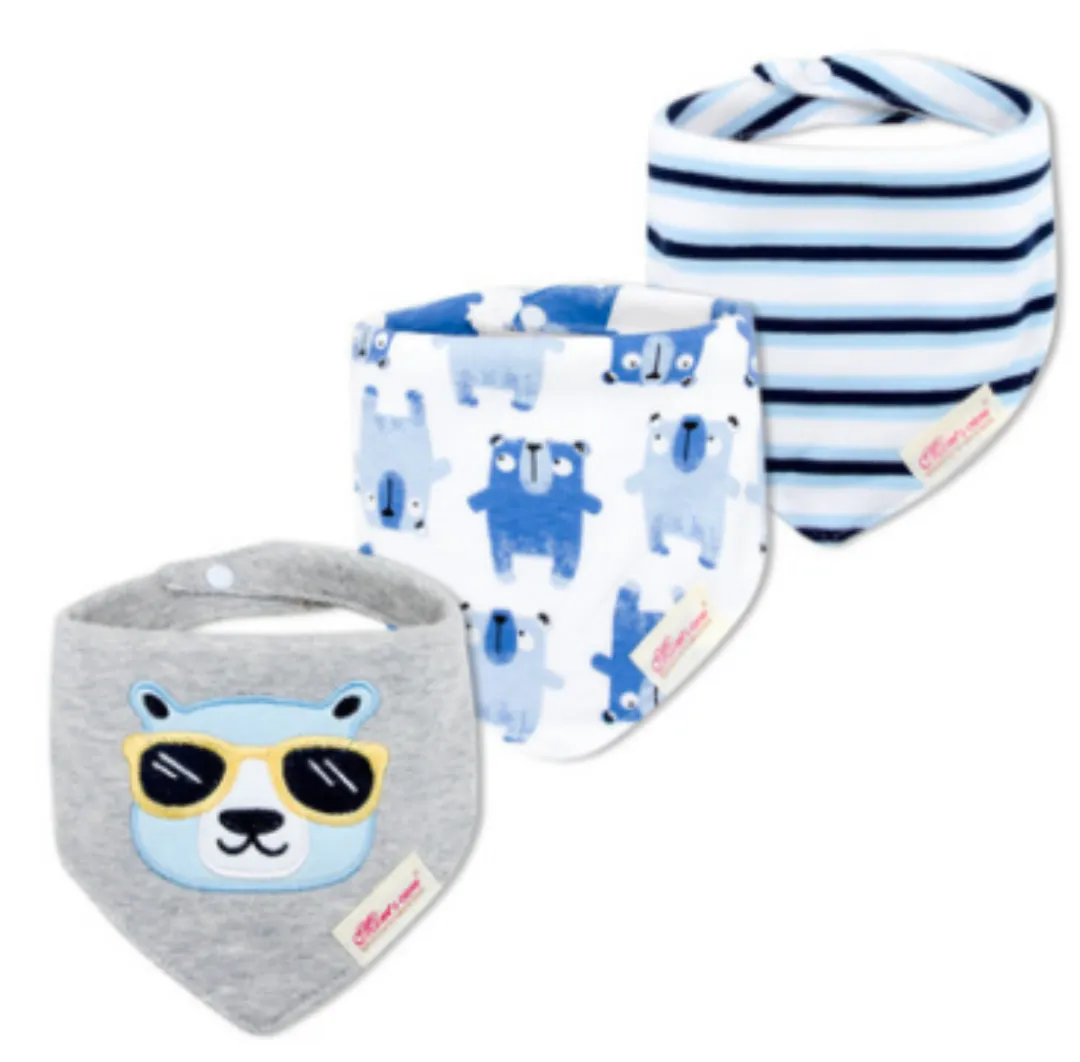 Baby bibs cotton with snap
