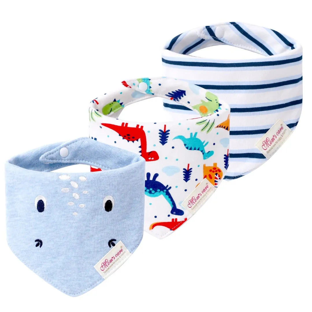 Baby bibs cotton with snap