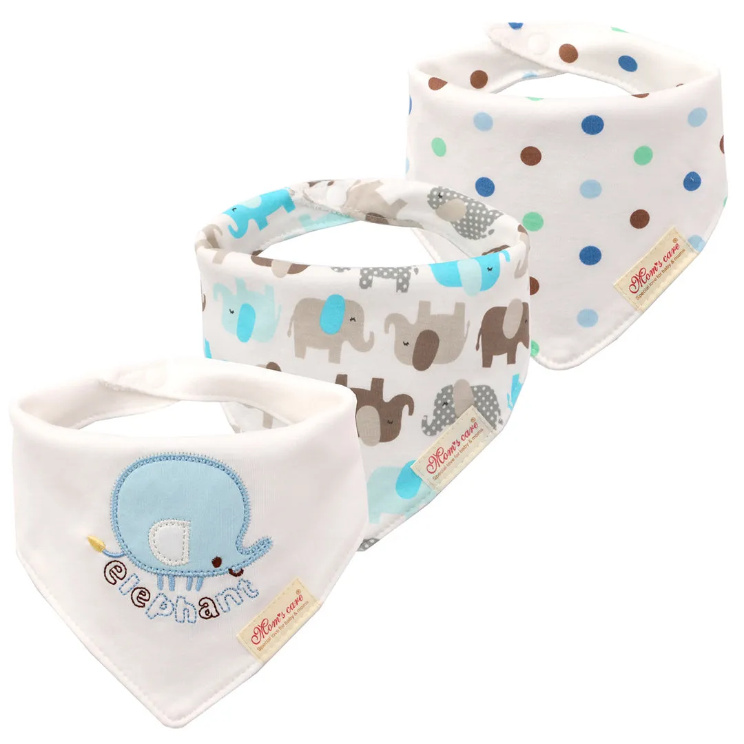 Baby bibs cotton with snap