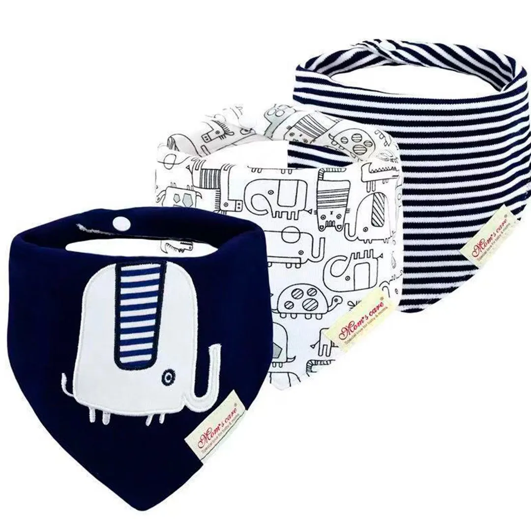 Baby bibs cotton with snap