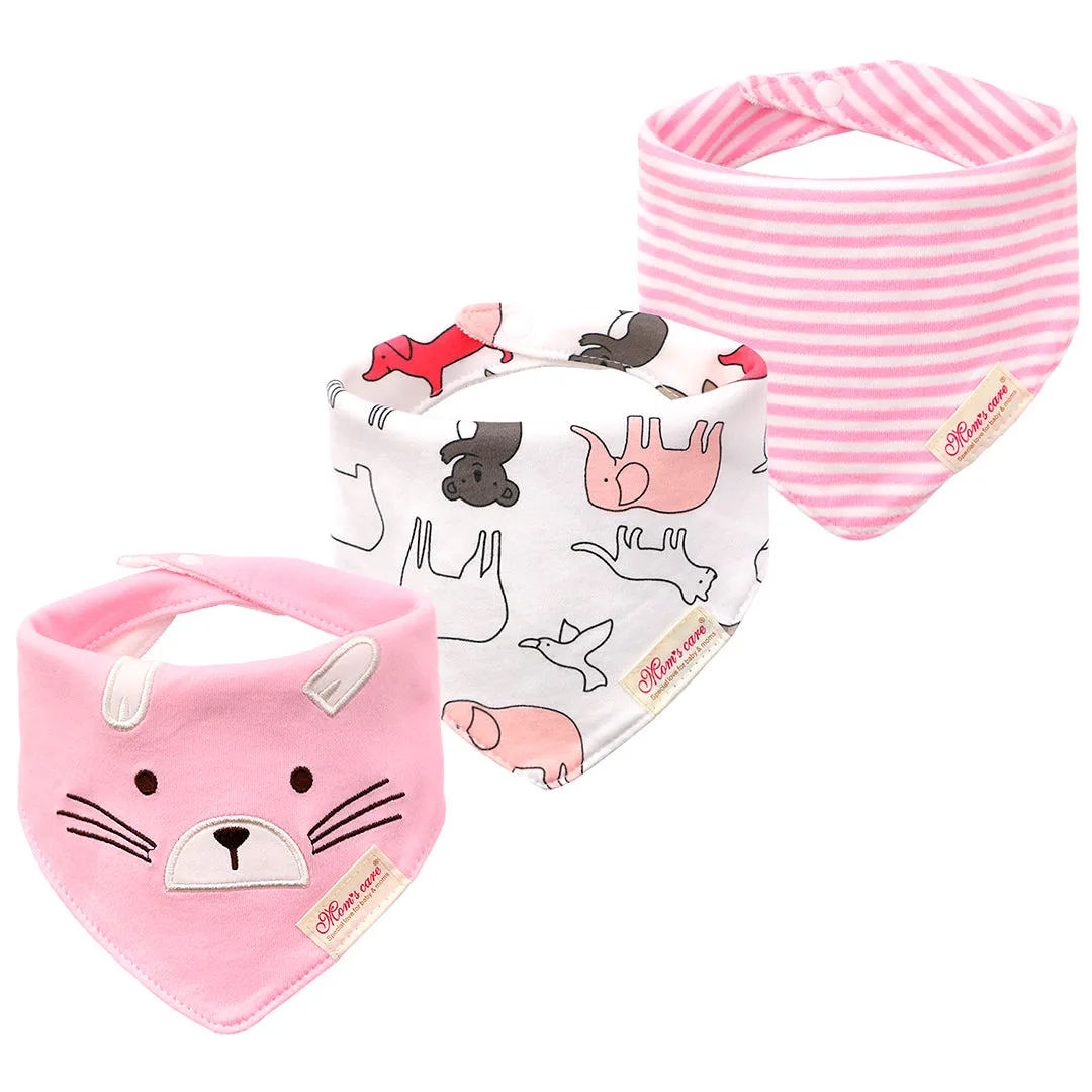 Baby bibs cotton with snap