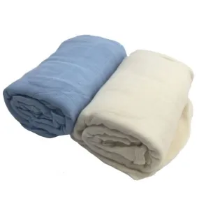 Baby First Baby Muslin Wrap Blue 2Pk
