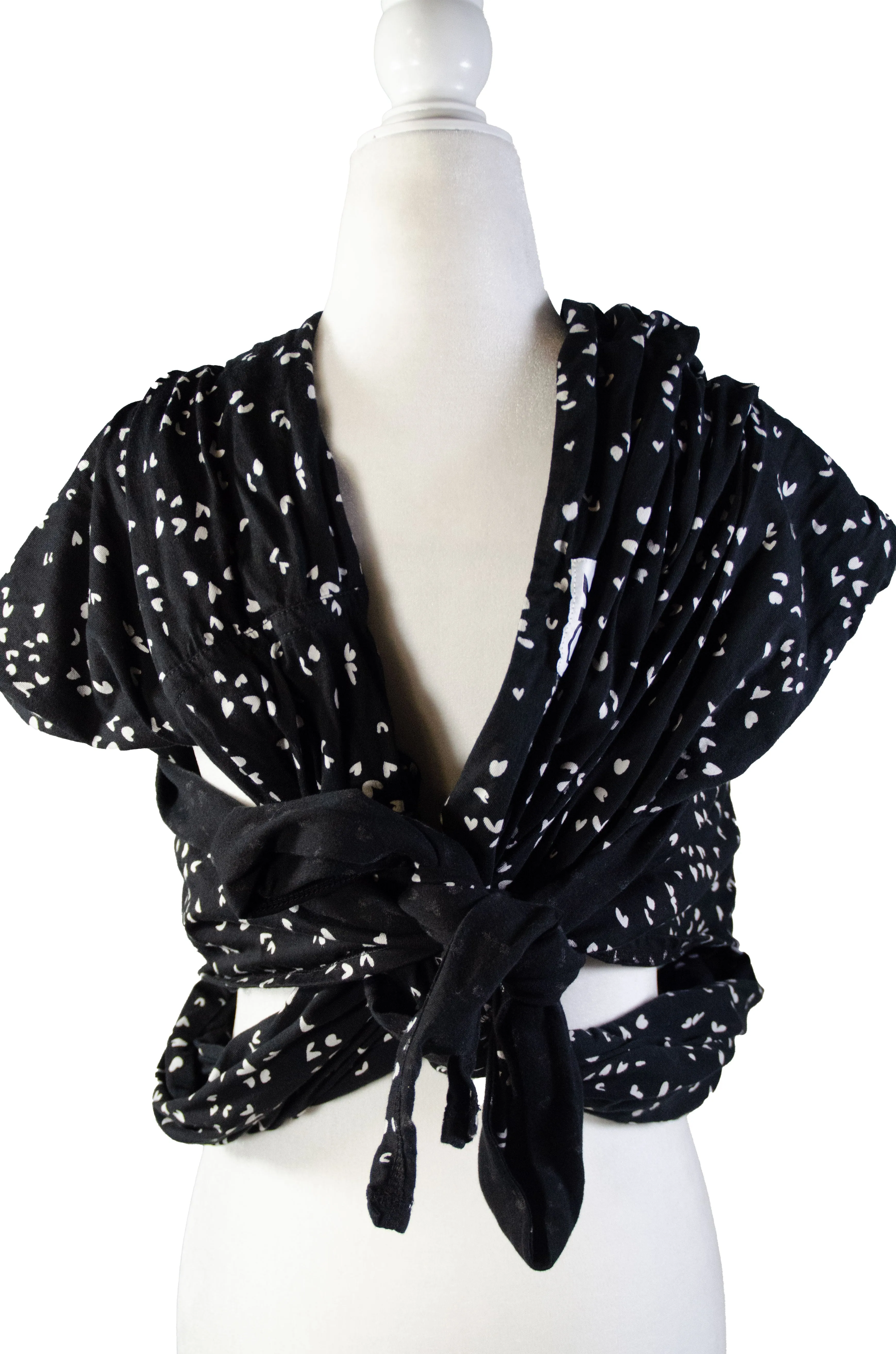 Baby K'tan Original Baby Carrier - Sweetheart Black - L