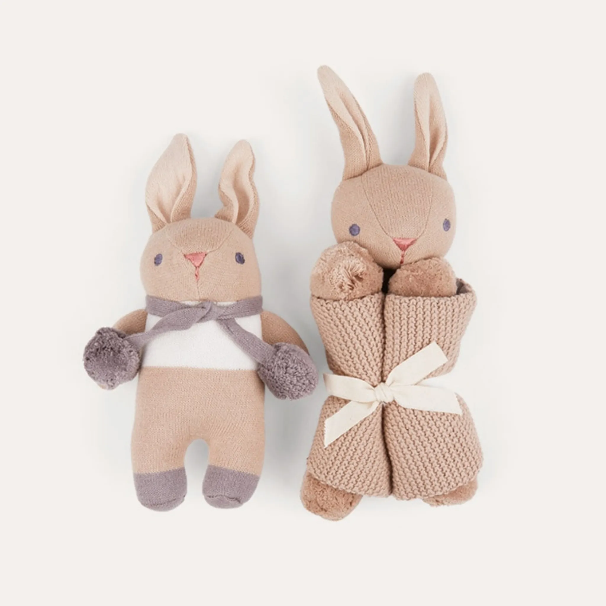 Baby Threads Taupe Bunny Gift Set