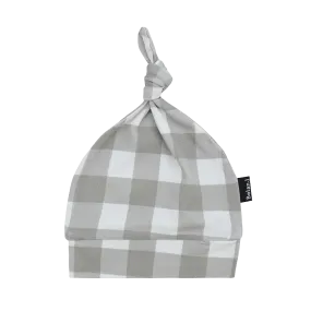 BELAN J Knotted Hat - Sage Plaid
