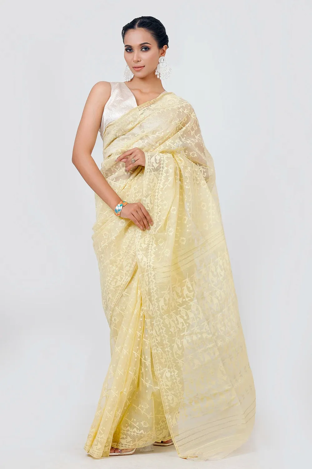 Belwari Jamdani Saree