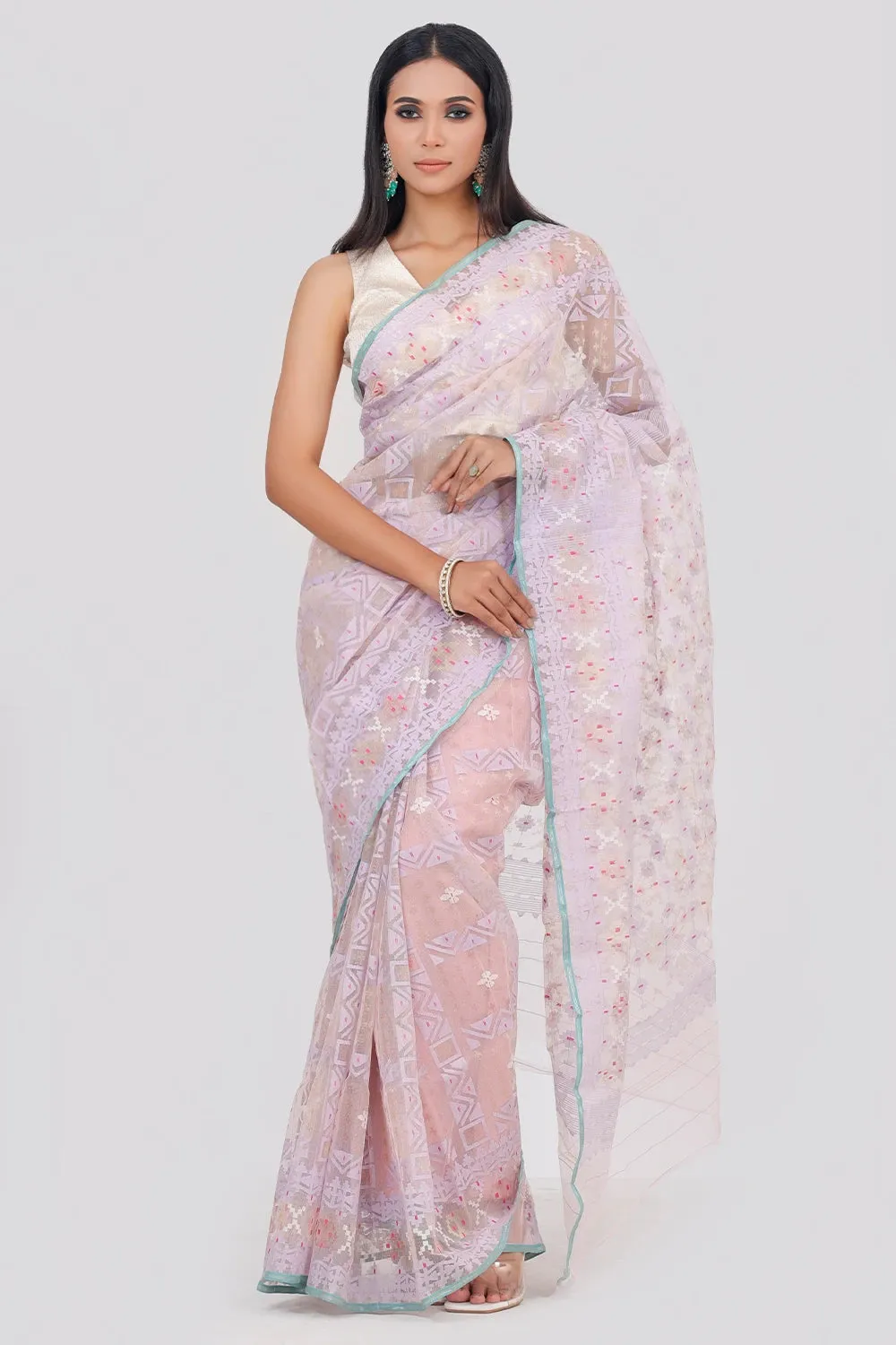 Belwari Jamdani Saree