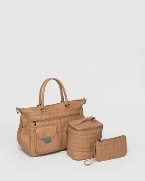 Caramel Premium Baby Bag Set