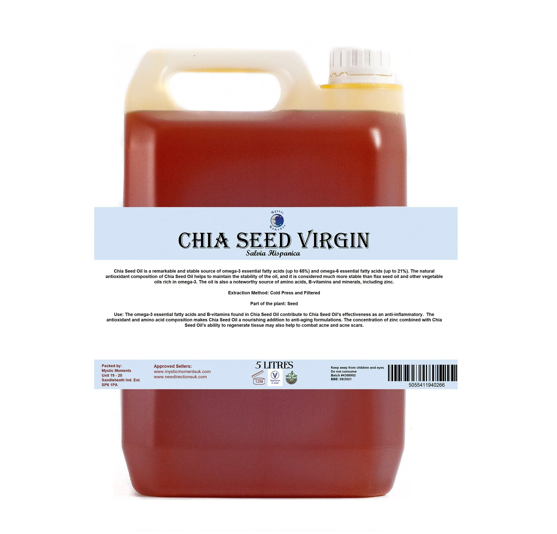 Chia Seed Virgin Carrier Oil