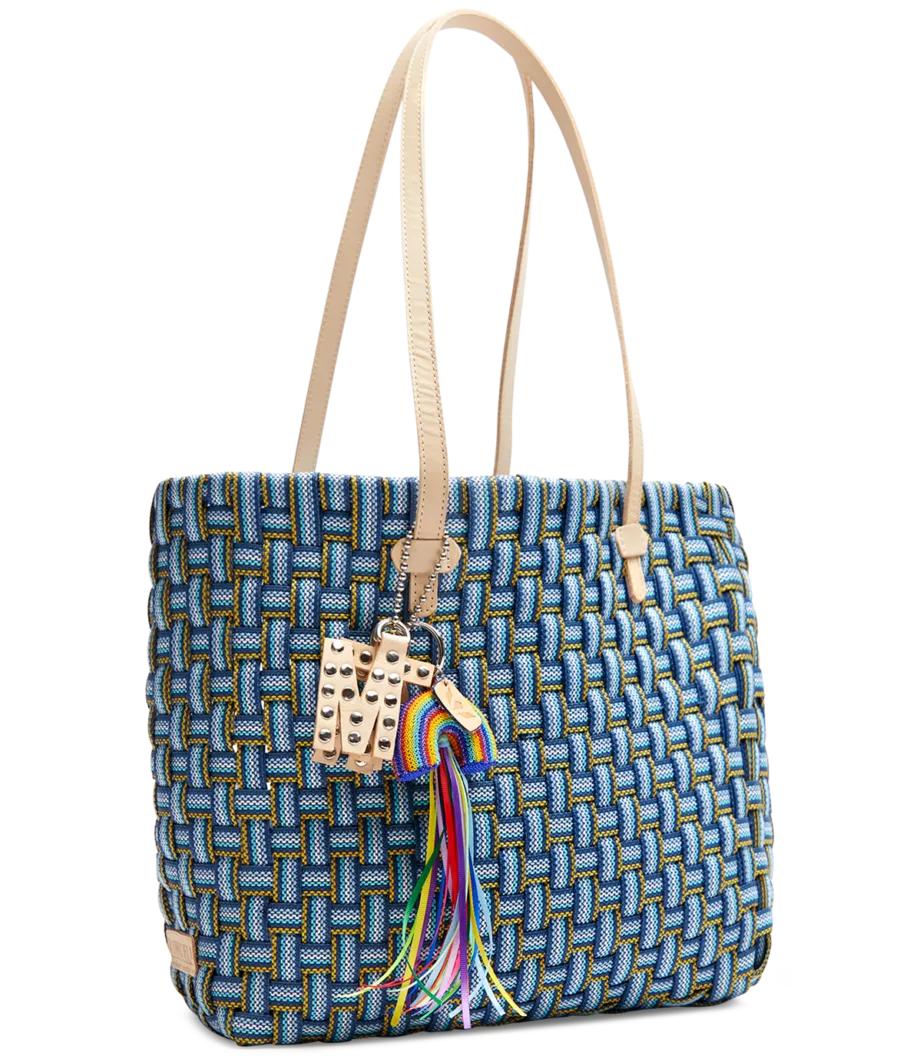 Consuela Woven Tote- Medina