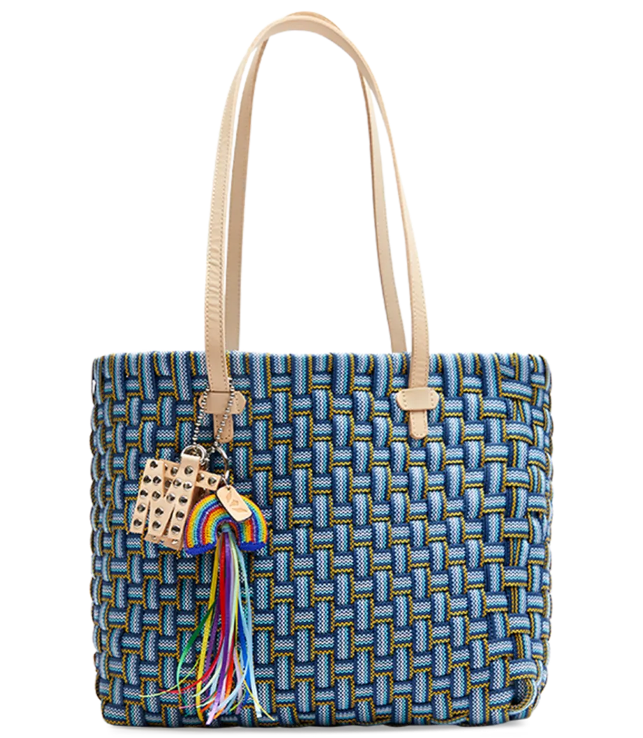 Consuela Woven Tote- Medina