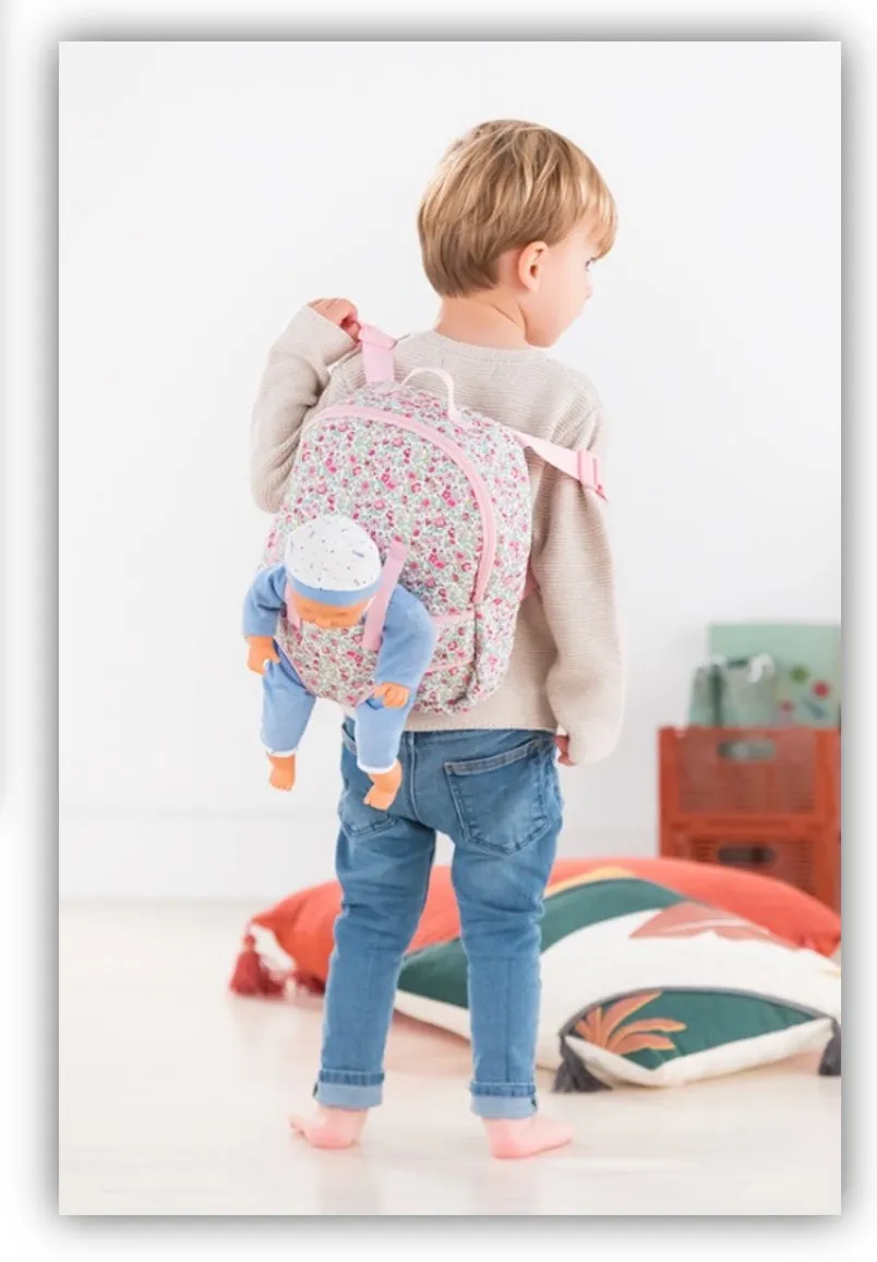 Corolle Floral Backpack Baby Carrier