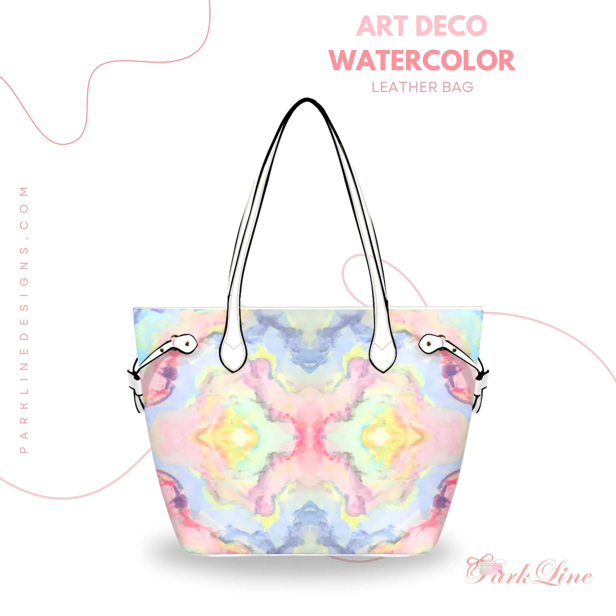 Dusty Rose Floral Leather Bag | Perfect Gift for Her | Elegant & Durable Fashion Tote