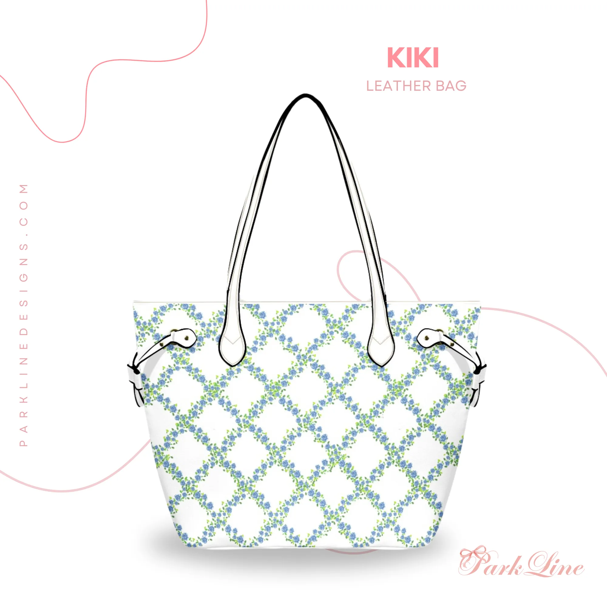 Dusty Rose Floral Leather Bag | Perfect Gift for Her | Elegant & Durable Fashion Tote
