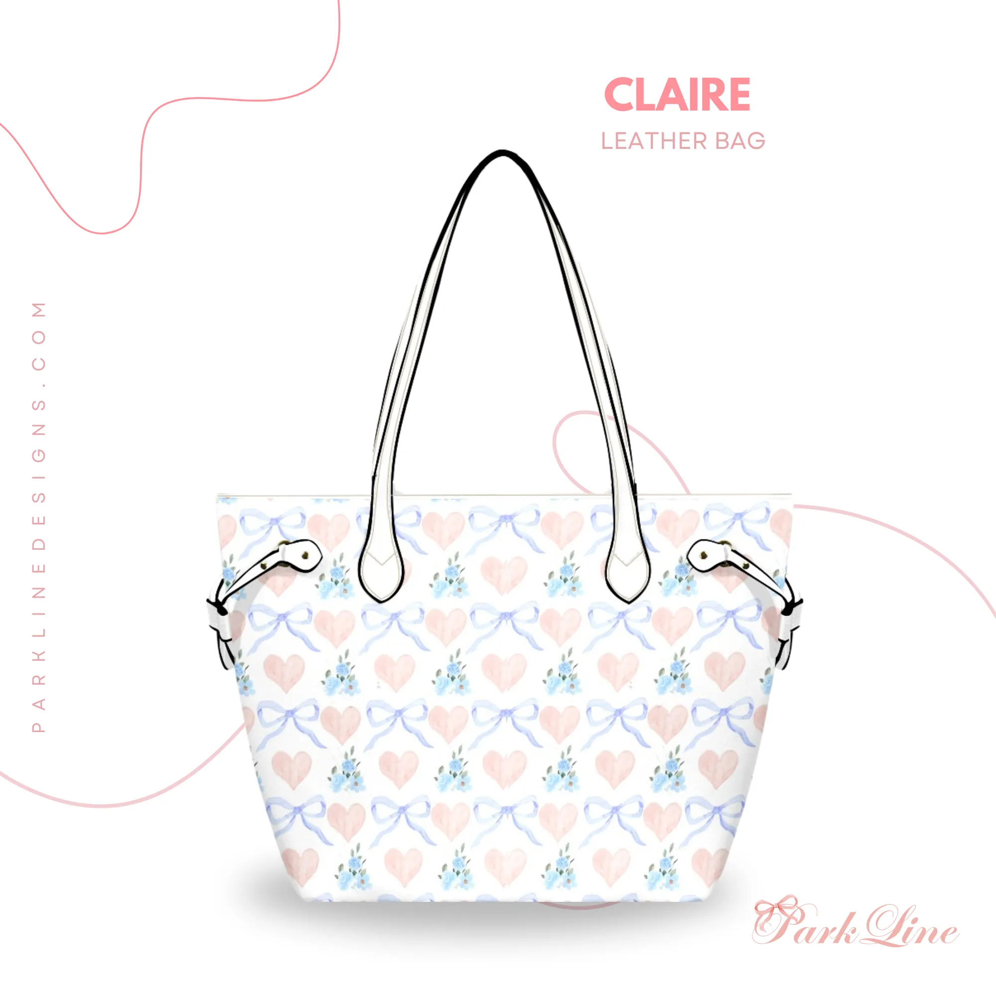 Dusty Rose Floral Leather Bag | Perfect Gift for Her | Elegant & Durable Fashion Tote