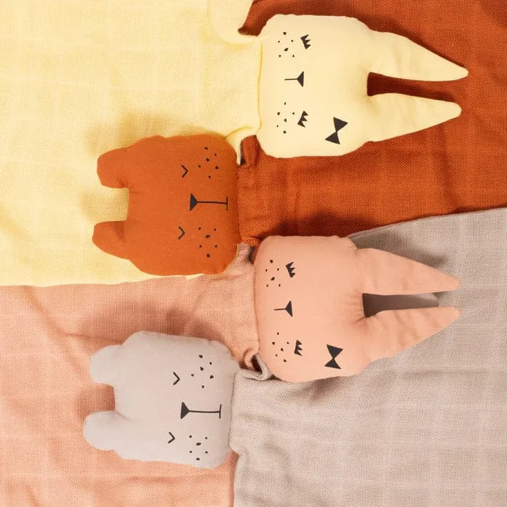Fabelab's Animal Cuddle Bunny Old Rose