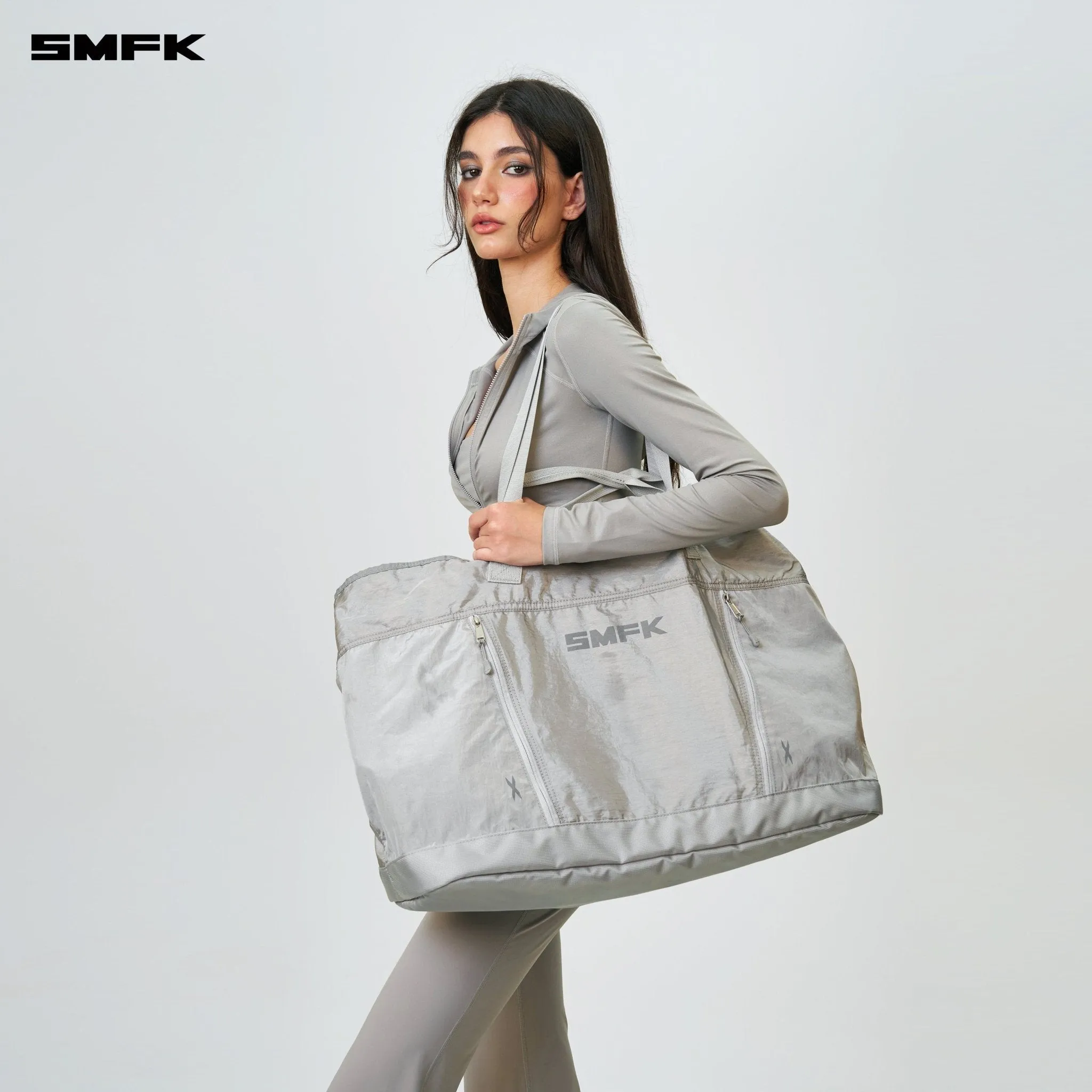 FUTURE Storm Gym Sports Bag Silver (Large)