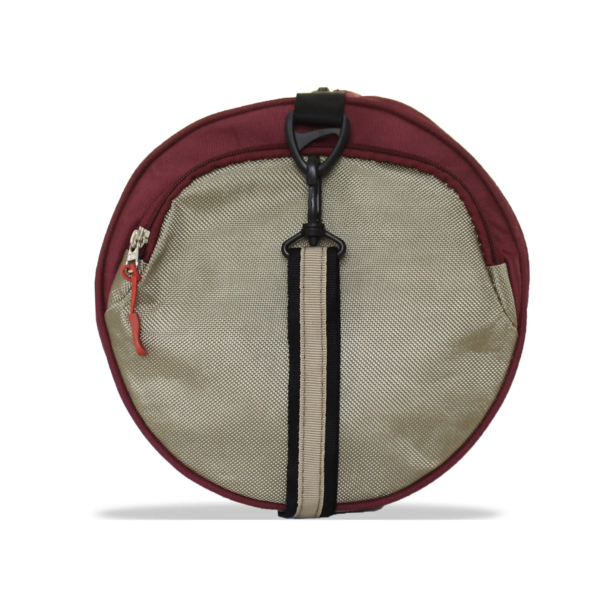 Get-Un-Barred Discover Duffle Bag for Gym & Sports with Side Pocket (Cherry Red  Beige)