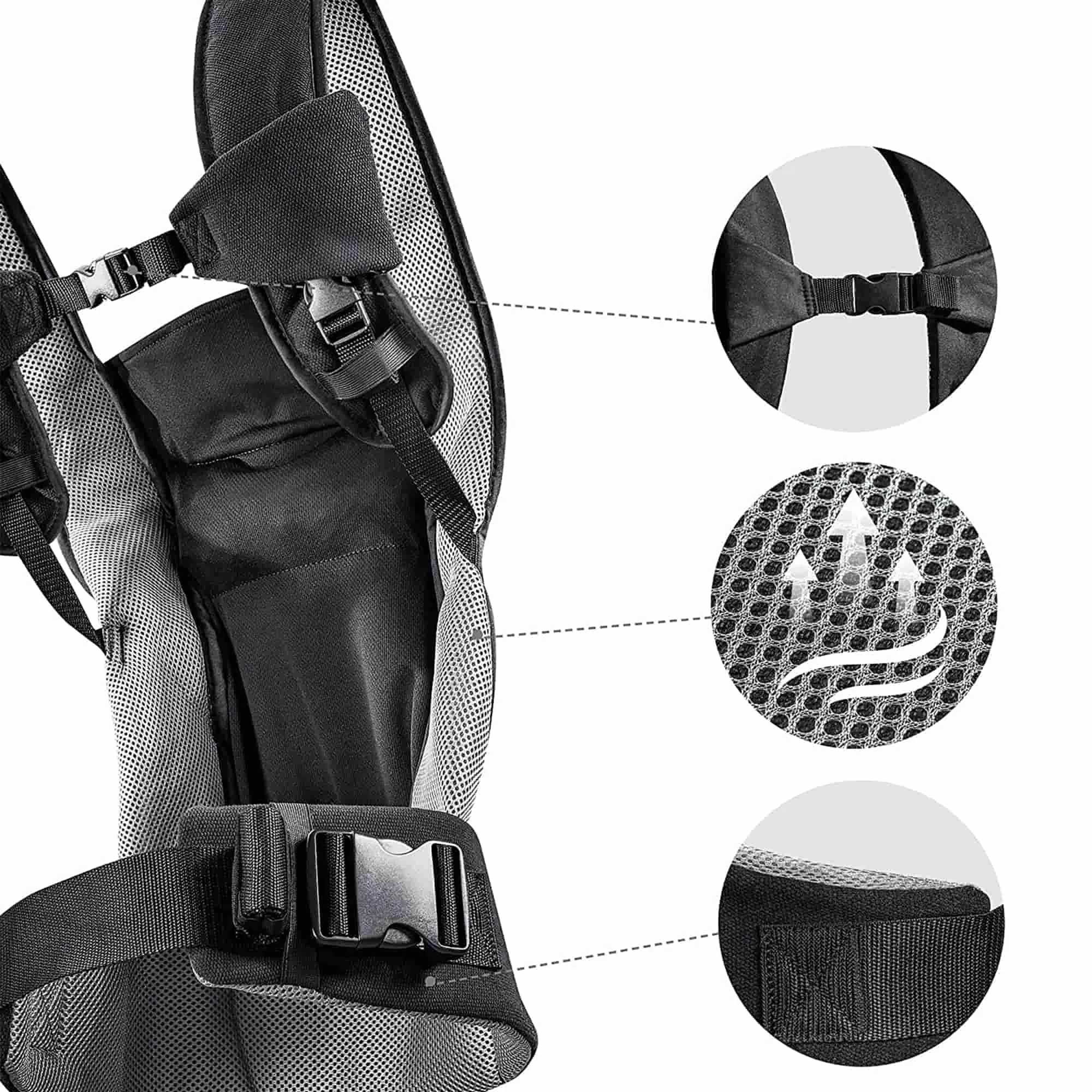 Hauck Close to Me Baby Carrier Black Birth  to 9M