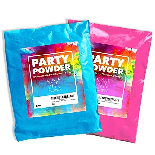 Hawwwy Colorful Powder for Gender Reveal - Pink, 2lbs - Creative Ideas Such as Burnout