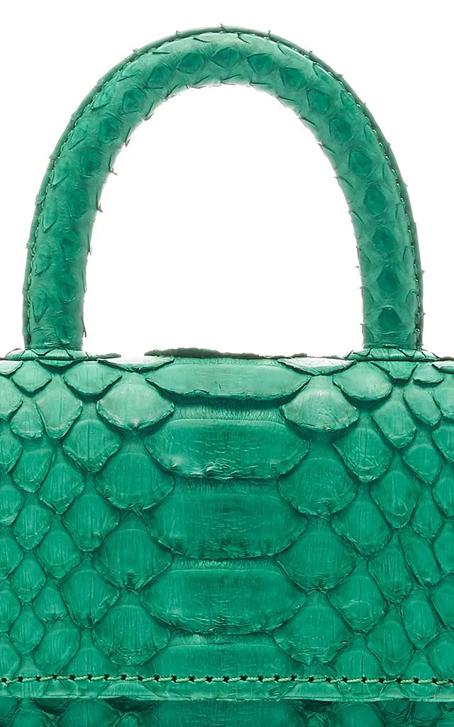ITSY BITSY MICRO MINI GREEN TOP HANDLE BAG