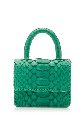 ITSY BITSY MICRO MINI GREEN TOP HANDLE BAG