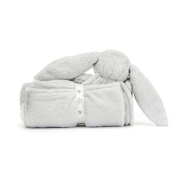 Jellycat Bashful Grey Bunny Blankie