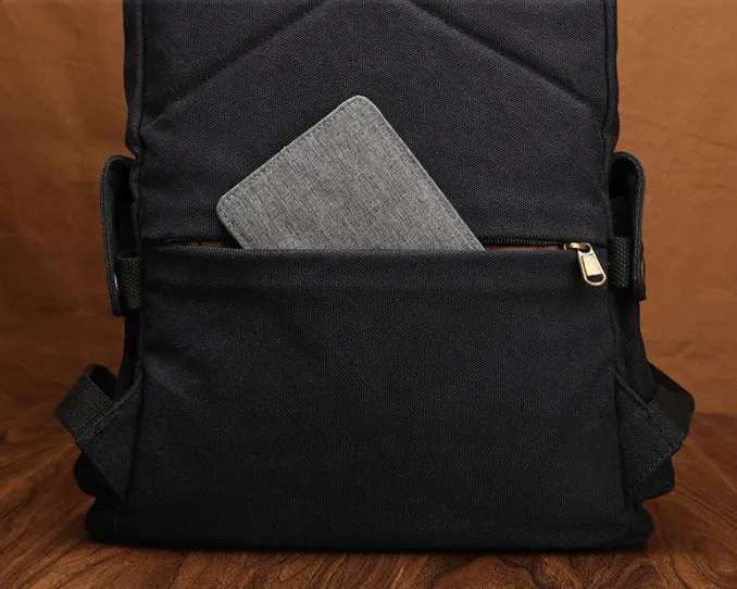 Ladies Canvas Drawstring Backpack Purse Travel Backpack Rucksack For Women
