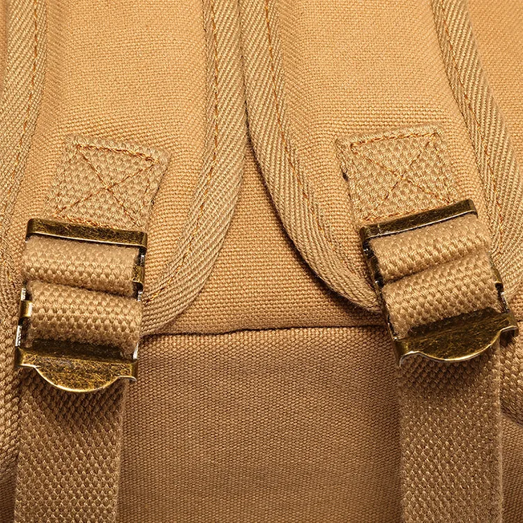 Ladies Canvas Drawstring Backpack Purse Travel Backpack Rucksack For Women