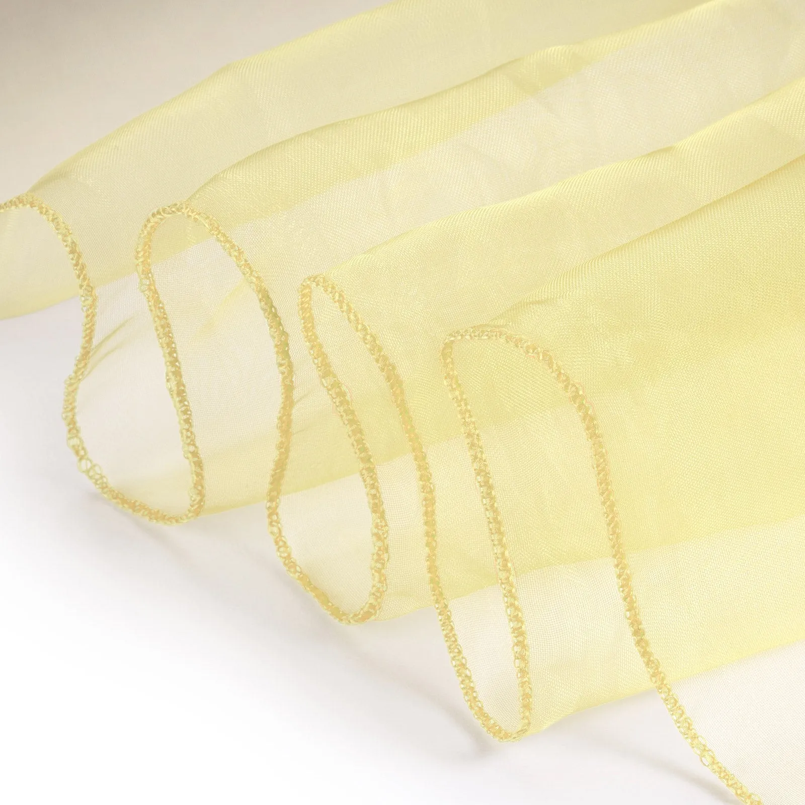 Lann's Linens - Organza Overlay Table Topper - 72" Square