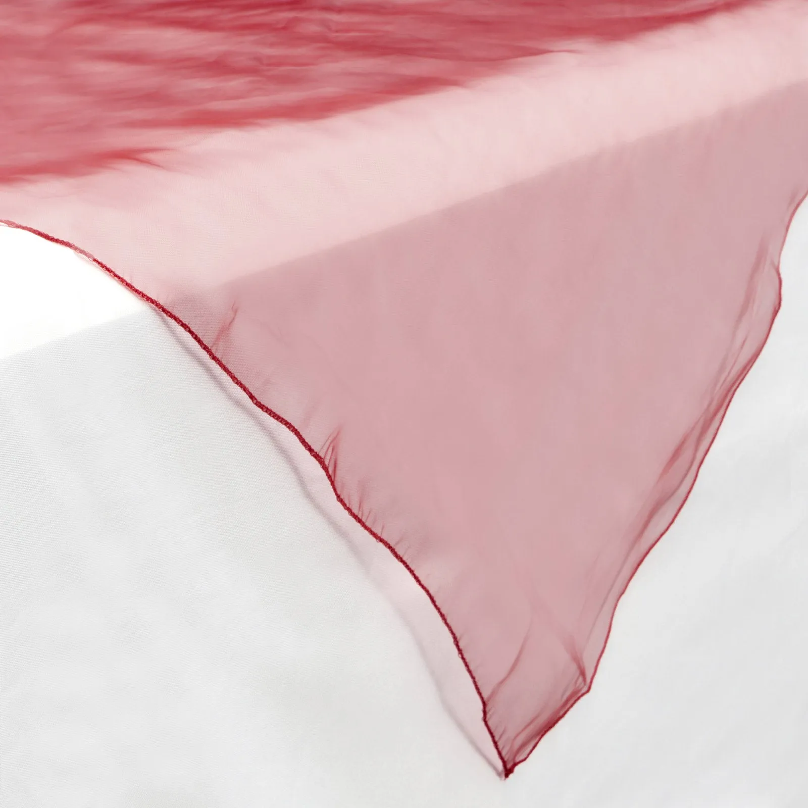 Lann's Linens - Organza Overlay Table Topper - 72" Square