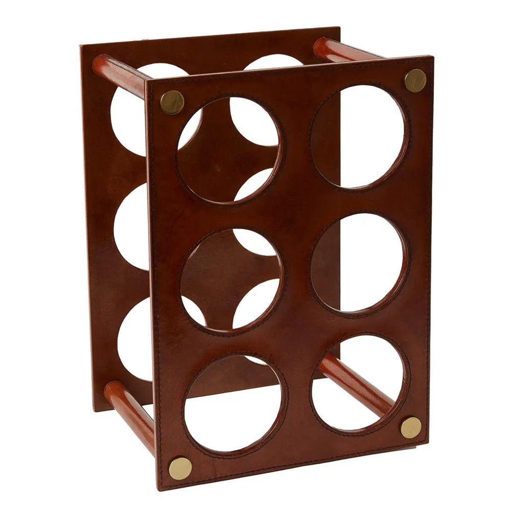 Leather Wine Bottle Trunk