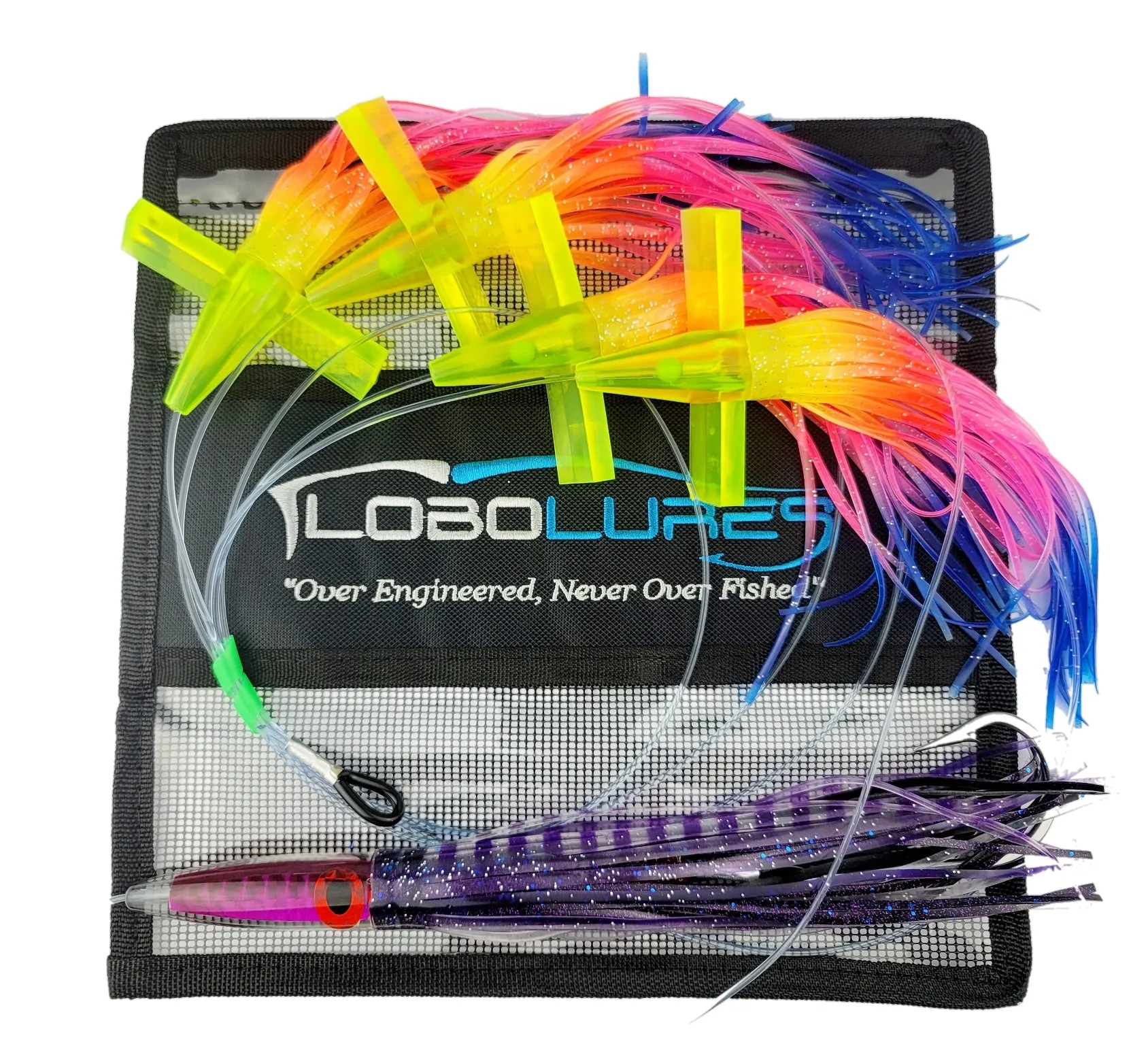 Lobo Lures #222 Tuna Crack Commotion Splash Machine Tuna Bullet Daisy Chain