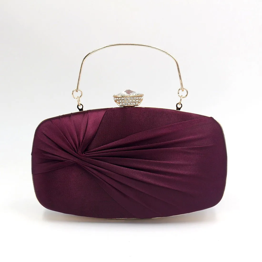Luxy Moon Women Silk Wrinkled Evening Bags