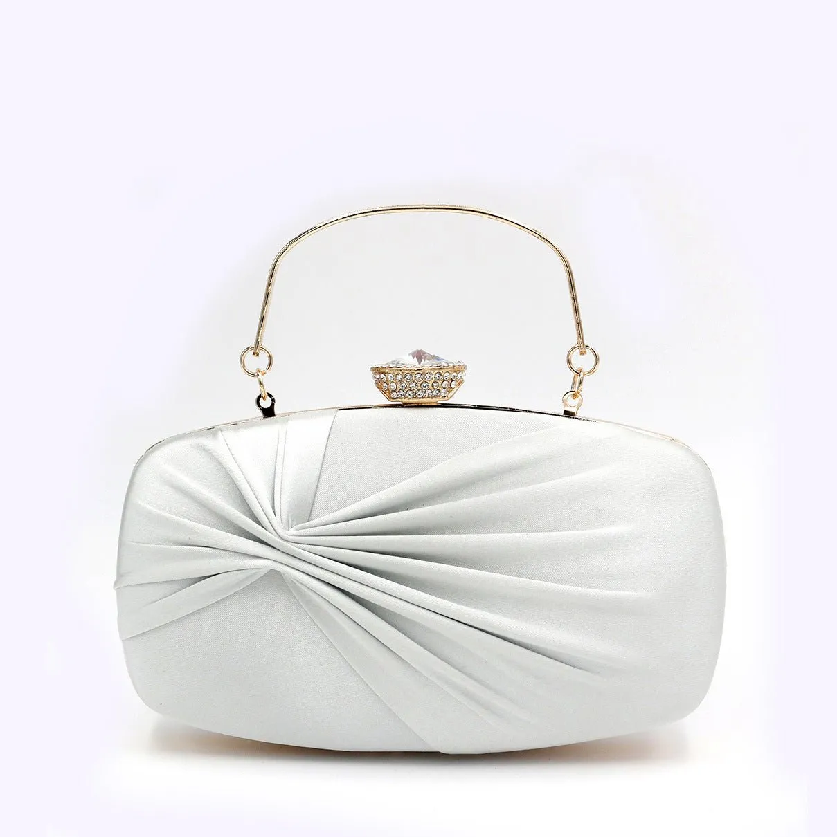 Luxy Moon Women Silk Wrinkled Evening Bags
