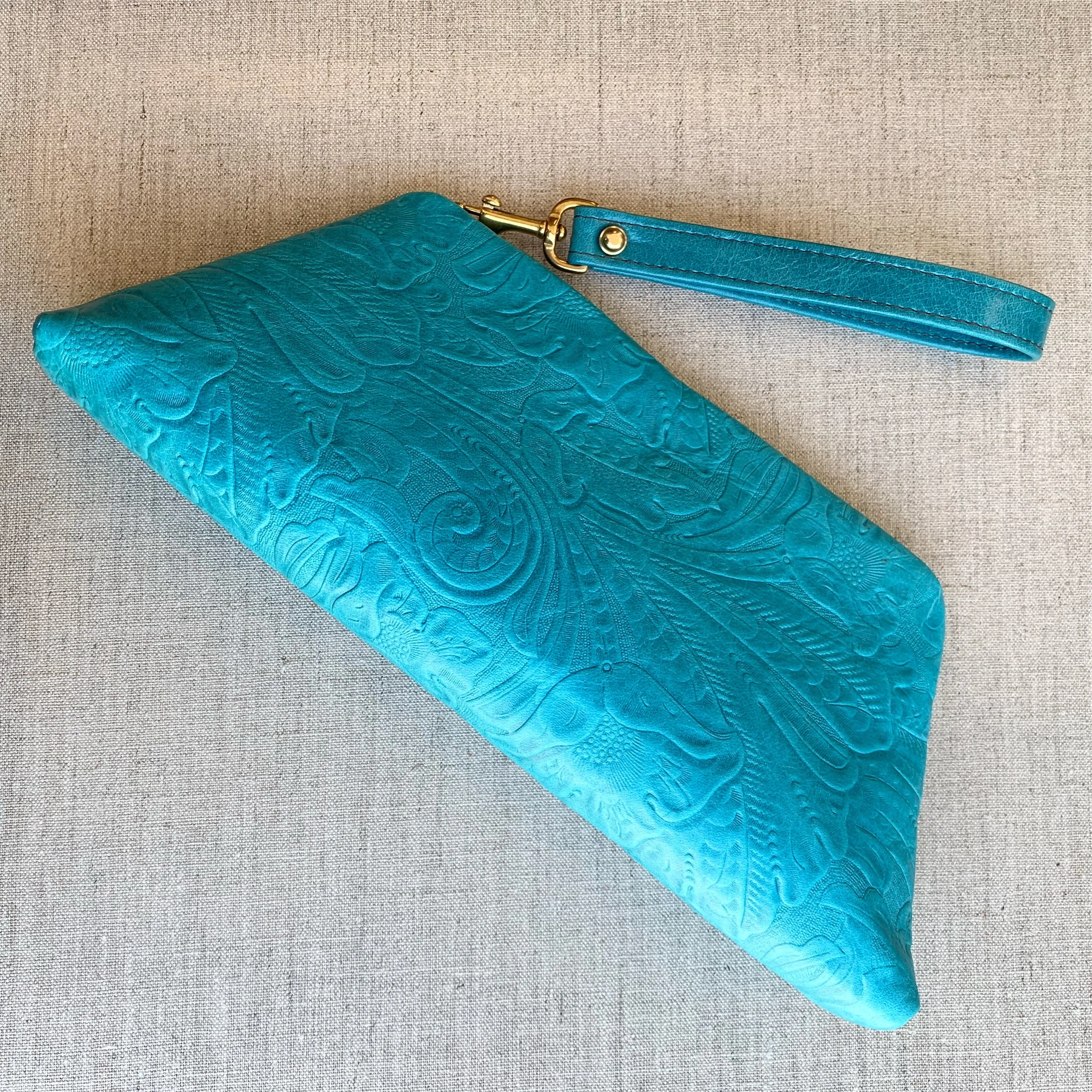 Nina Clutch in Cognac Floral by Offhand Designs